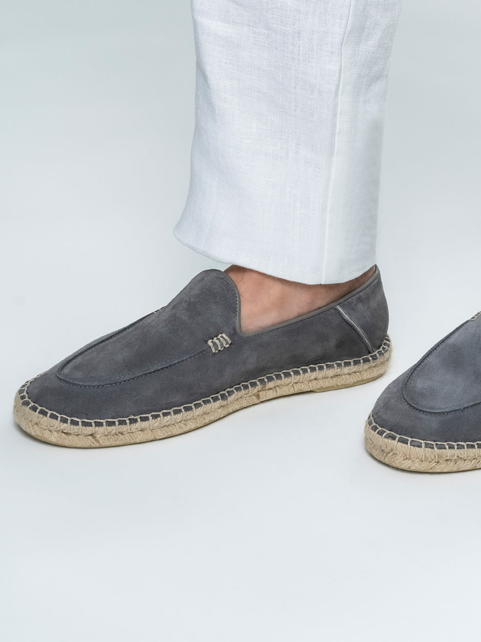 Pantaloni Barbati Albi Casual De Vara Din In Natural BMan714 (8)