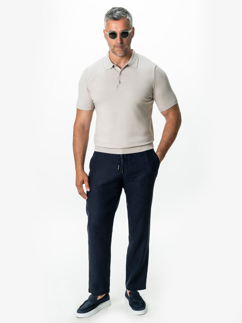 Tricou Barbati Polo Gri Stone BMan0103 (2)