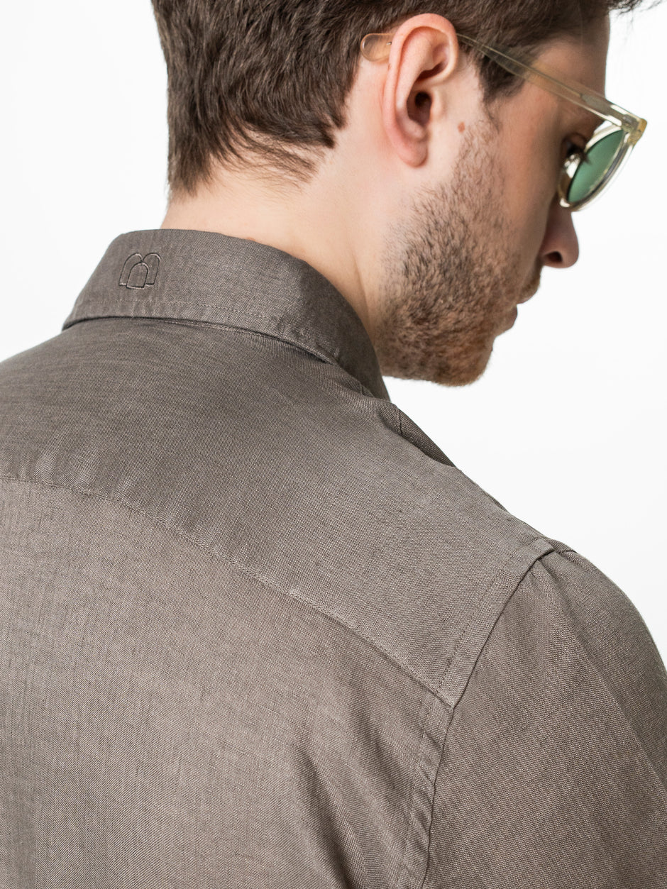 Camasa Barbati Grej Din In Natural BMan0064 (5)