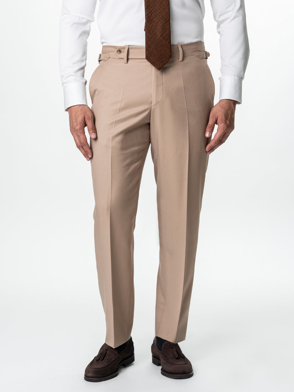 Costum Barbati Elegant Crem Inchis BMan0018 (9)