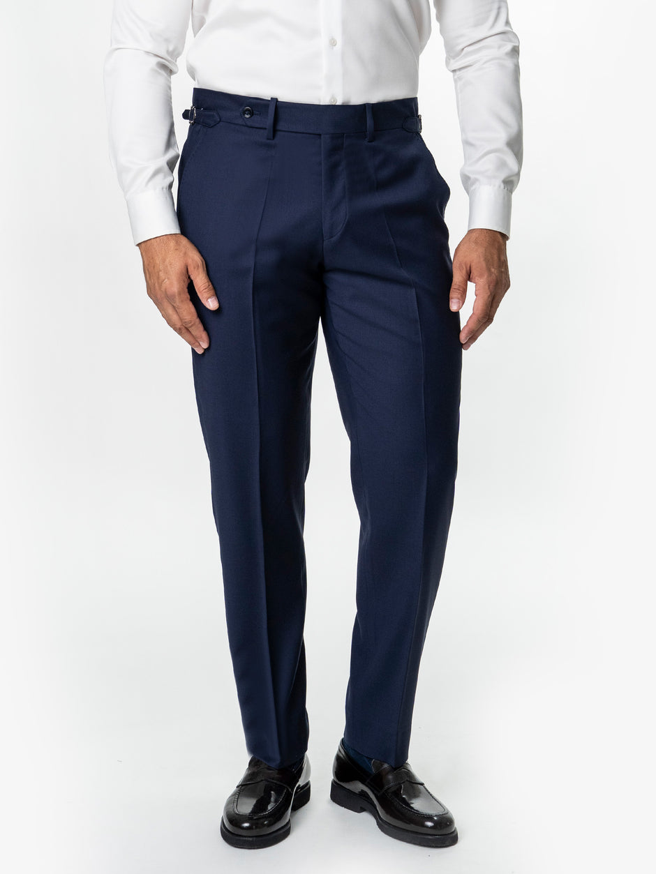 Costum Barbati Bleumarin Lana Loro Piana Super 150's BMan0100 (6)