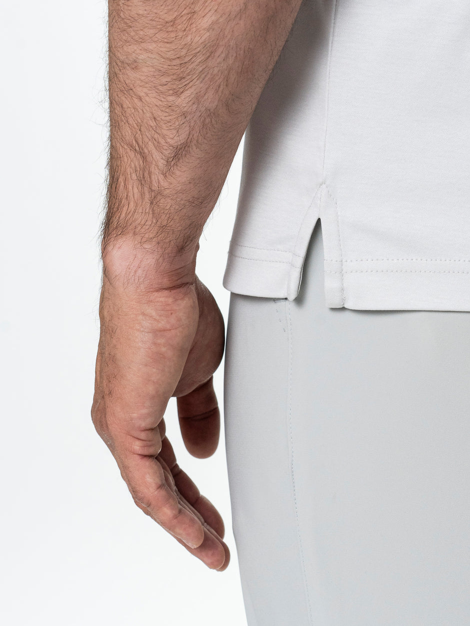 Tricou Gri Stone 100% Bumbac Egiptean Mercerizat BMan279 (8)
