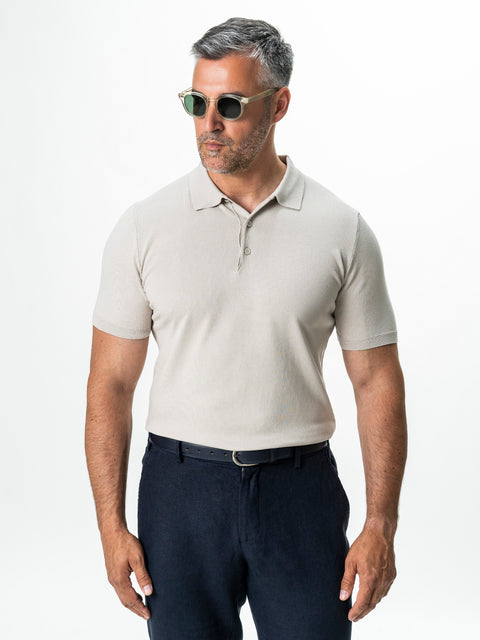 Tricou Barbati Polo Gri Stone BMan0103