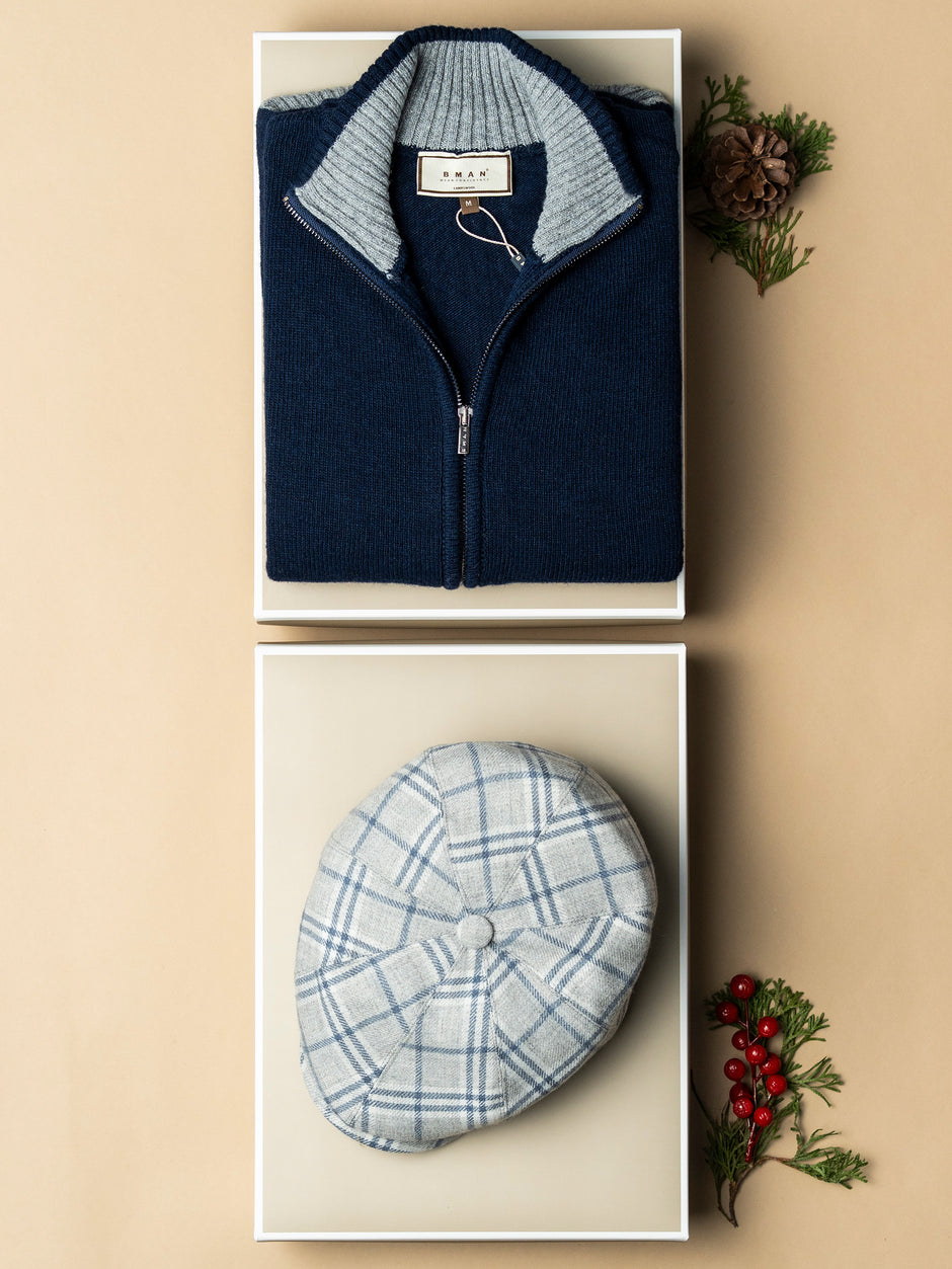 Pachet Cadou Barbati Pulover Cu Accesoriu Bman0156 (1)