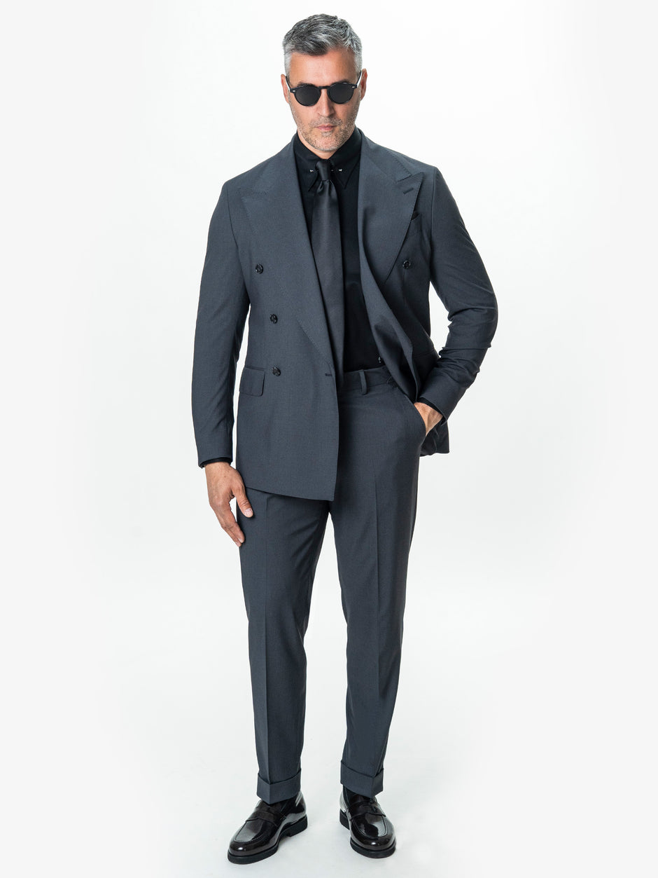 Camasa Barbati Neagra 100% Bumbac Usor de Calcat Guler Ac Pin BMan743 (7)