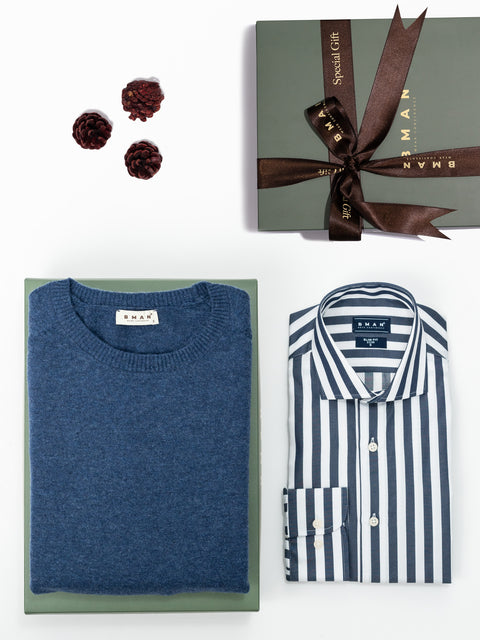 Pachet Cadou Office Toamna & Iarna Pentru Barbati Blue Tones Bman0134 (1)