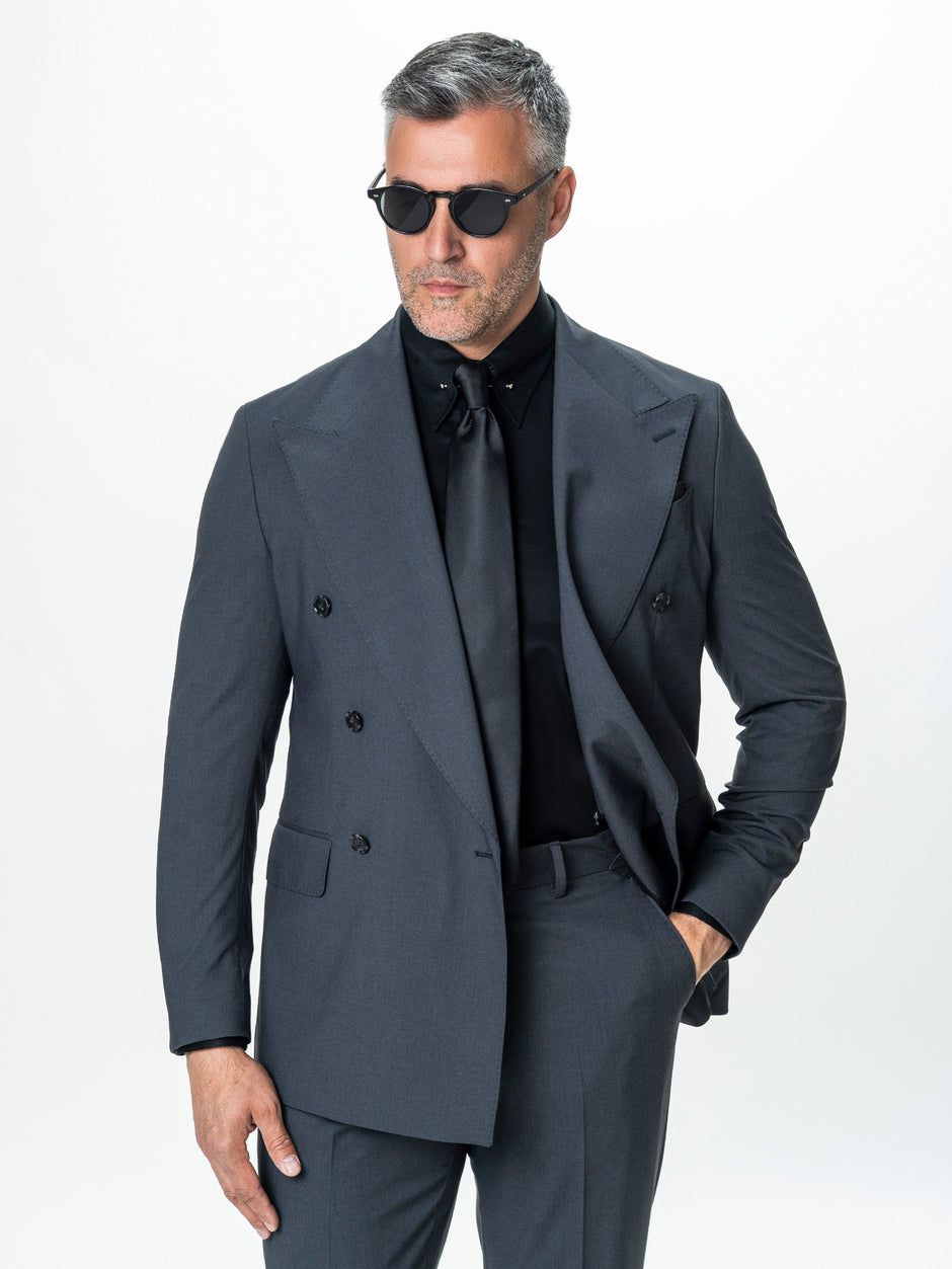 Camasa Barbati Neagra 100% Bumbac Usor de Calcat Guler Ac Pin BMan743 (4)