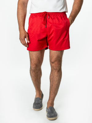 Pantaloni Scurti Barbati de Plaja Rosii Impermeabili BMan184