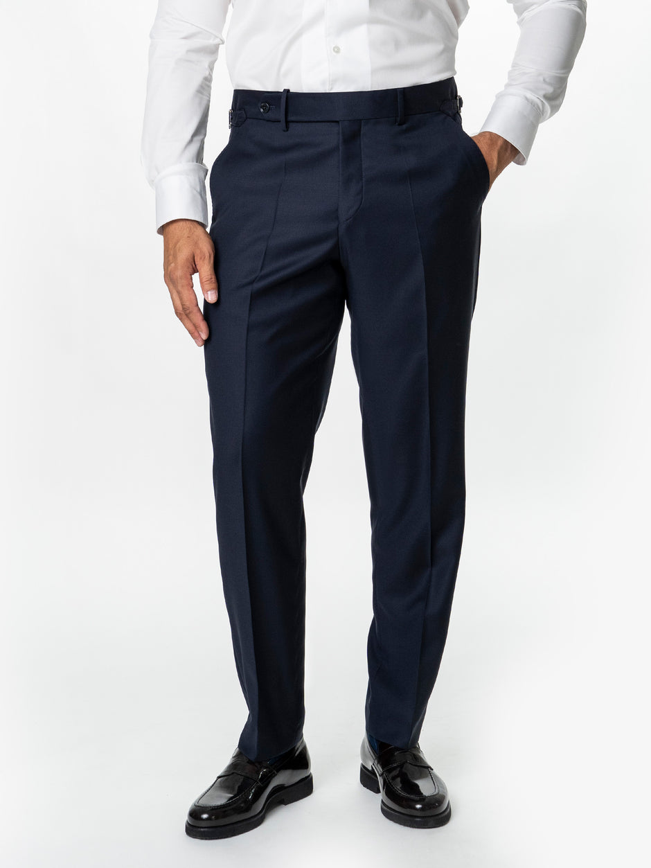 Costum Bleumarin Doua Randuri Barbati Lana Vitale Barberis Super110's BMan0052 (7)