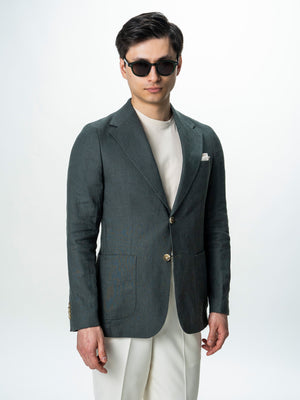 Sacou Barbati Kaki 100% In Natural Vitale Barberis BMan0053