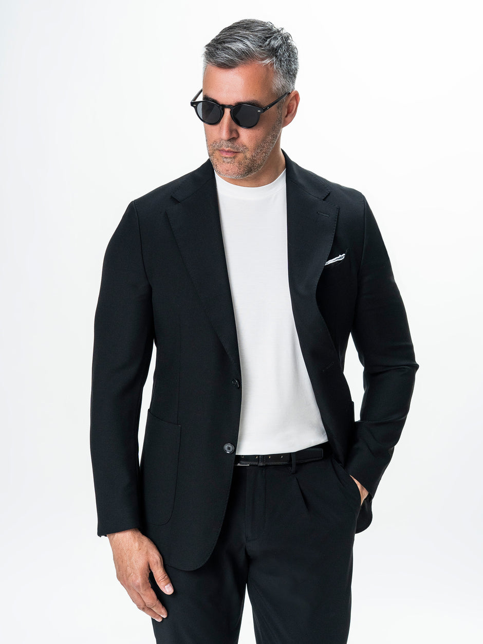 Tinuta Barbati Completa Smart Casual Nero Bman1071 (6)