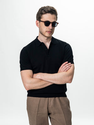 Tricou Polo Barbati Negru BMan0103