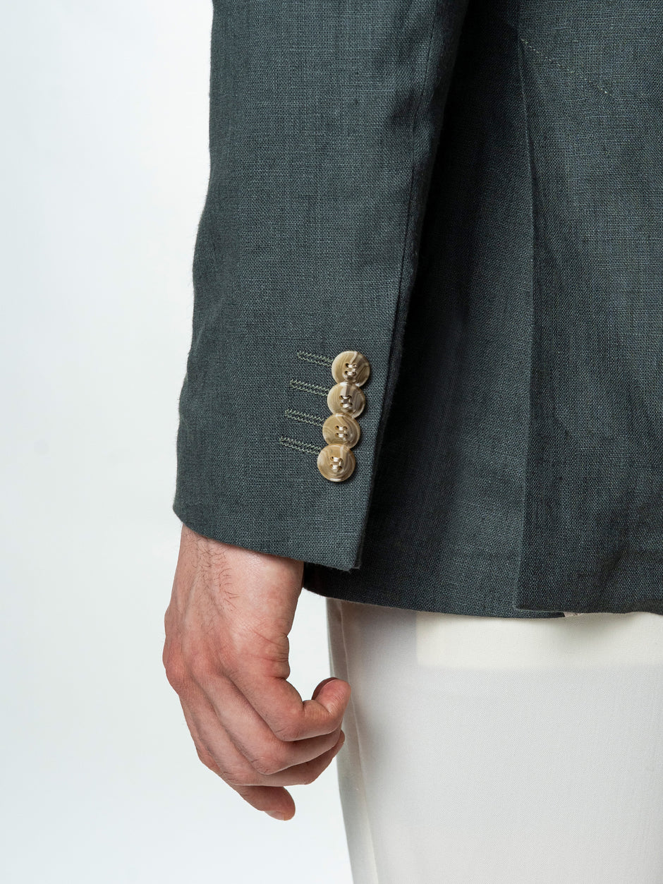 Sacou Barbati Kaki 100% In Natural Vitale Barberis BMan0053 (8)