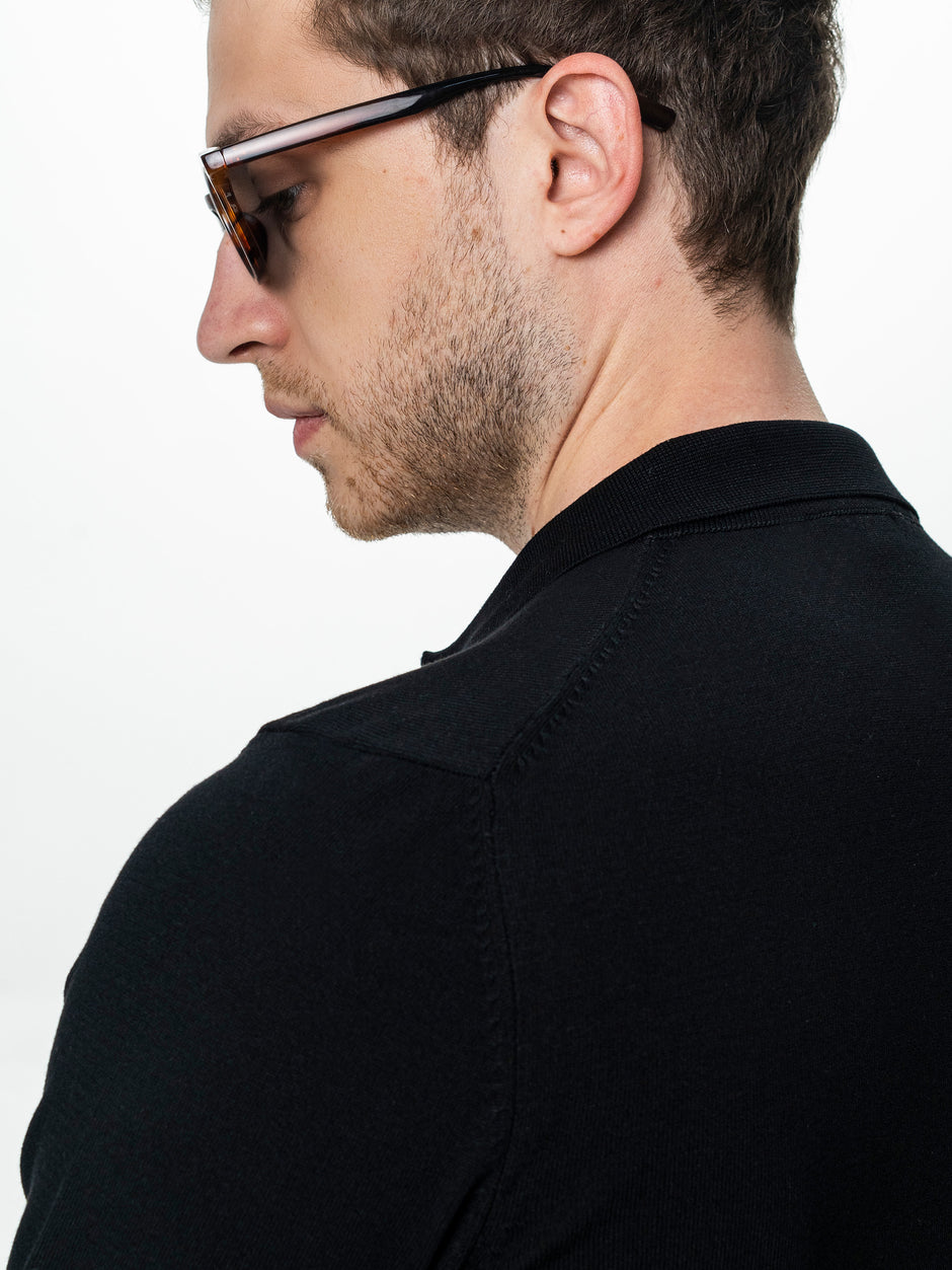 Tricou Polo Barbati Negru BMan0103 (5)