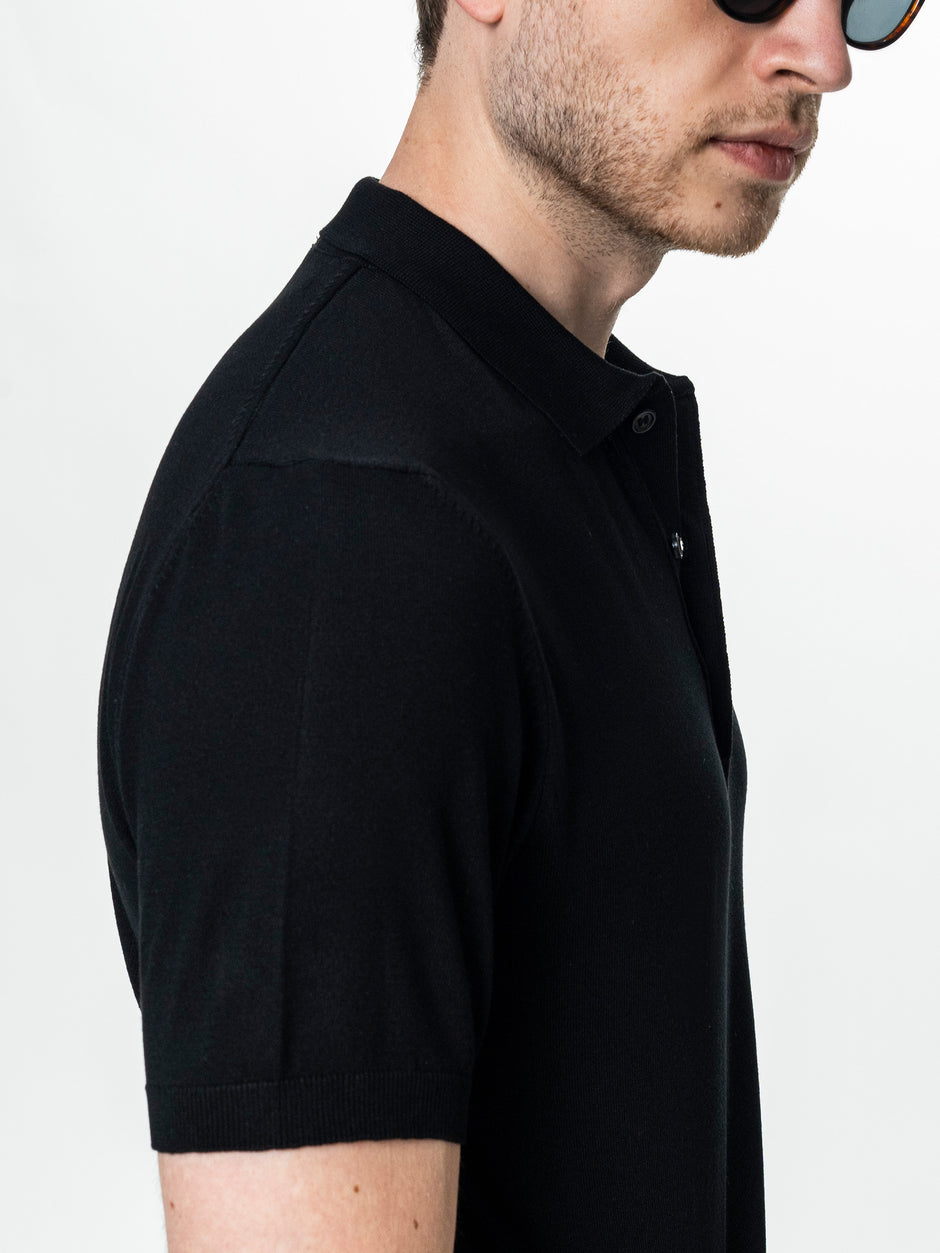 Tricou Polo Barbati Negru BMan0103 (7)