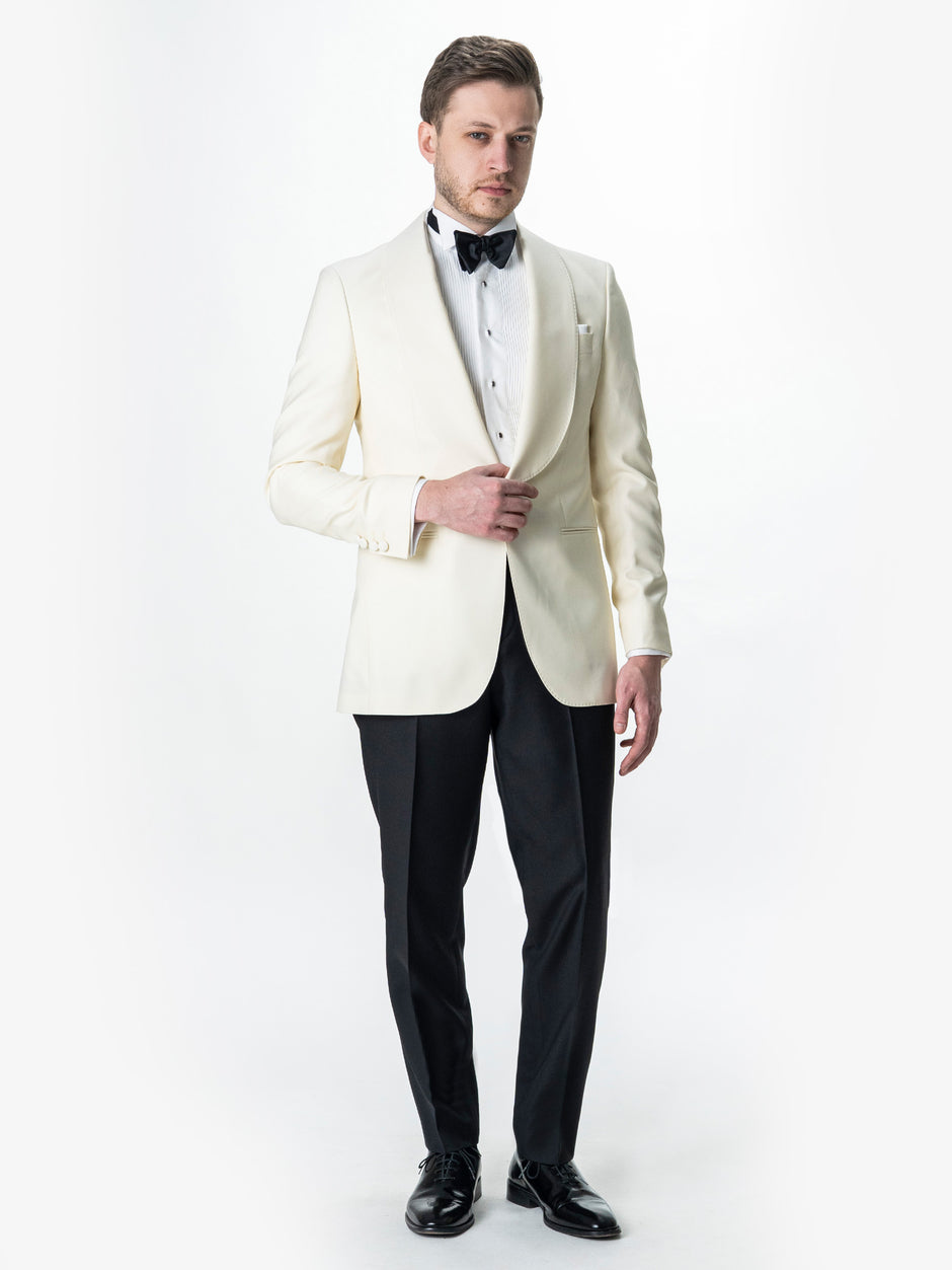 Camasa Alba Mire Barbati De Ceremonie Cu Plastron BMan0080 (2)