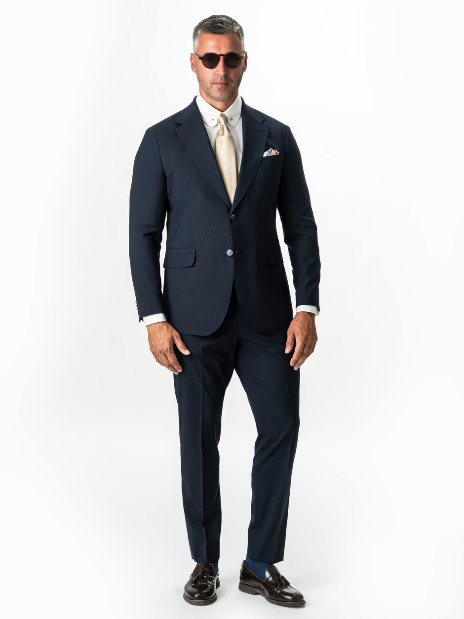 Costum Elegant Barbati Bleumarin Inchis All Season BMan0063 (1)