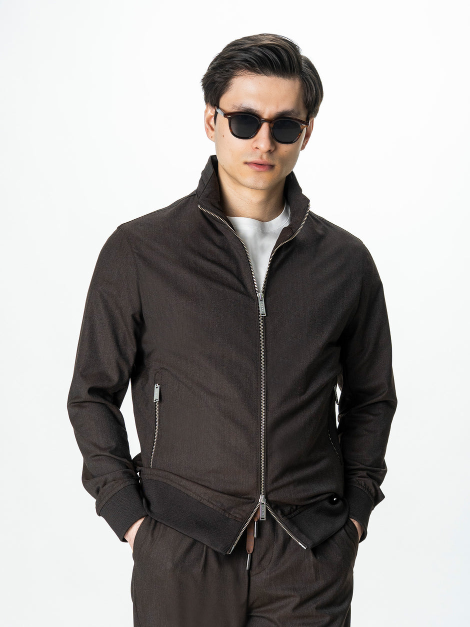 Geaca Barbati Tip Jacheta Cafenie BMan BMan0007 (1)