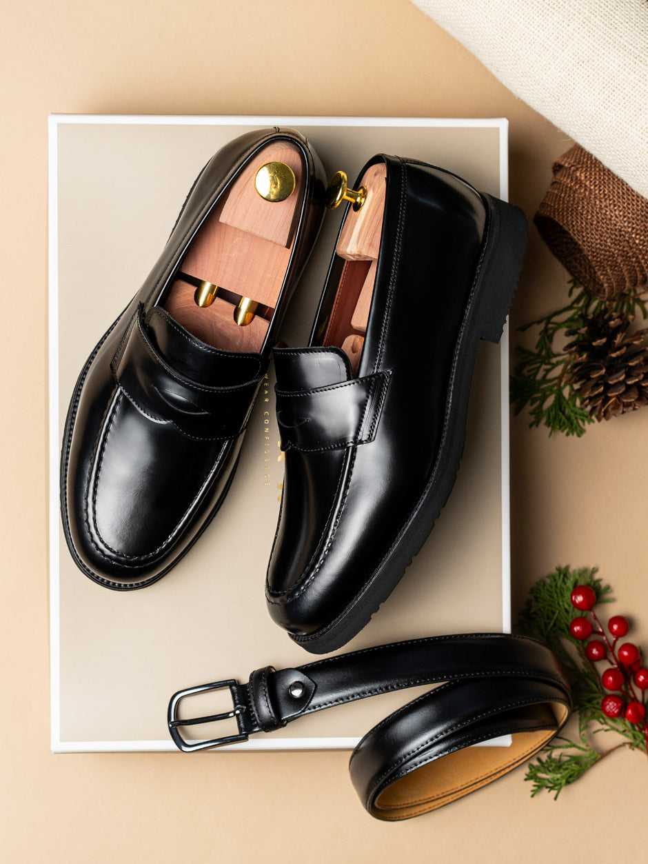 Pachet Cadou Barbati Incaltaminte Mocasini Cu Accesoriu Bman0024 (1)