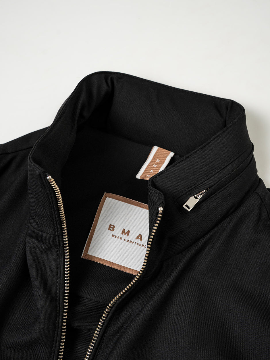 Geaca Barbati Tip Jacheta Neagra BMan BMan0007 (4)