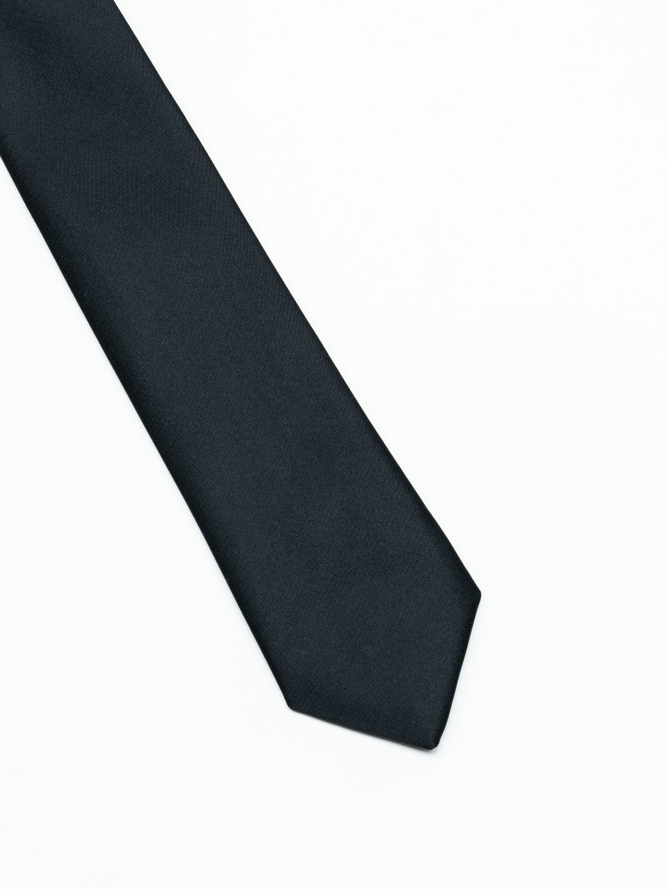 Cravata Clasica Eleganta & Business Formal Barbati Neagra Simpla Bman910 (3)