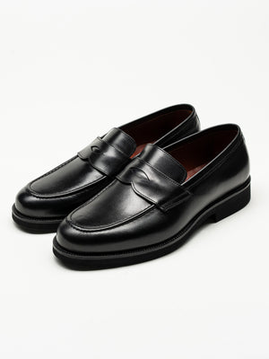 Mocasini Negru Barbati Din Piele Naturala Formal Loafers Bman222