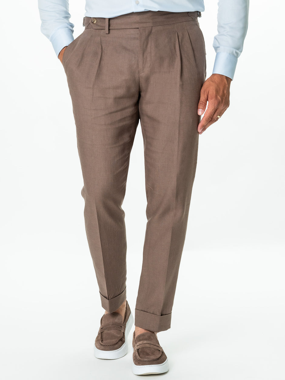 Costum Cappuccino Barbati Vitale Barberis Vara Din In Natural BMan0050 (10)