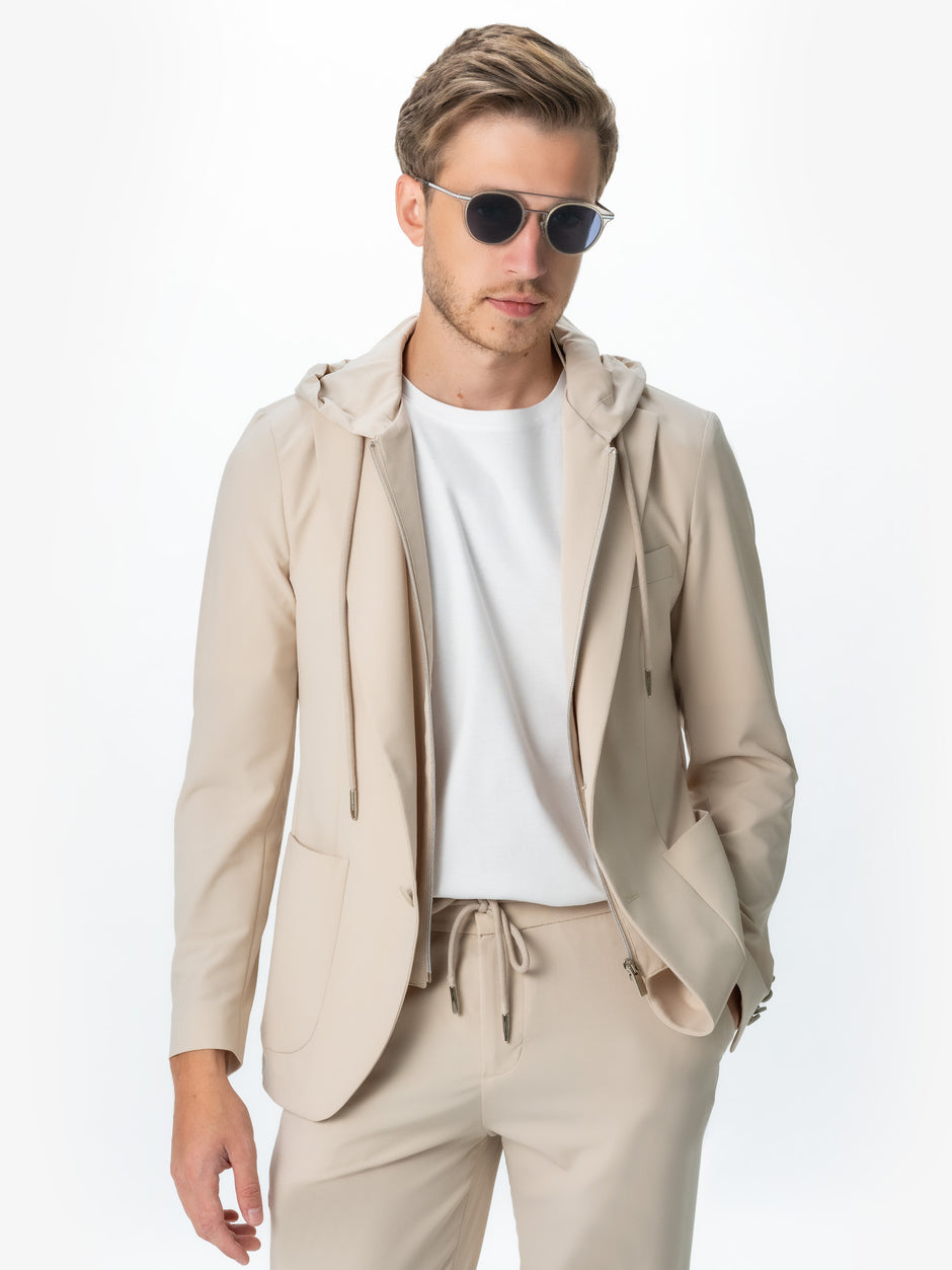 Costum City Flexo Barbati Crem Smart&Business Casual BMan0030 (1)