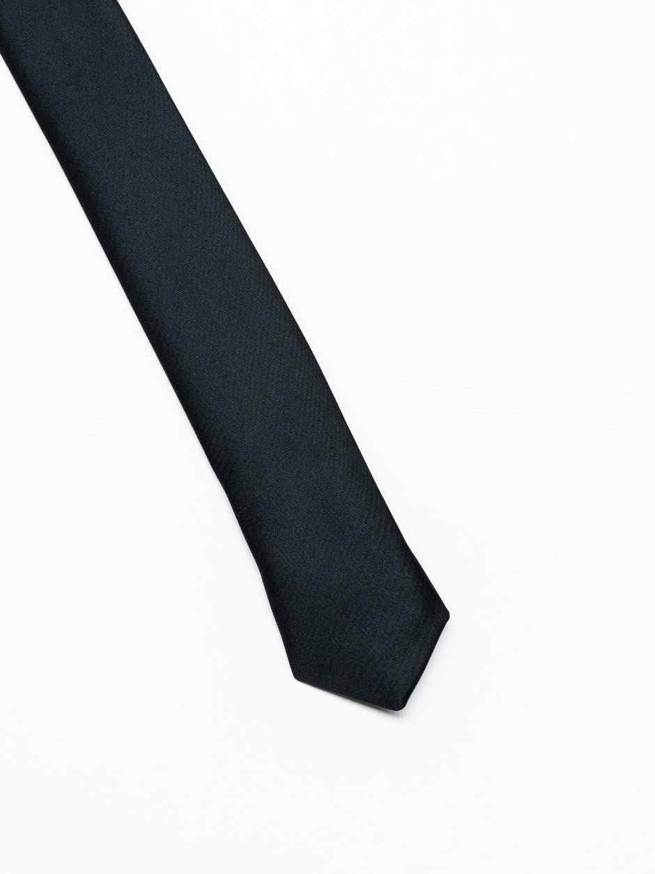 Cravata Clasica Eleganta & Business Formal Barbati Neagra Simpla Bman910 (4)