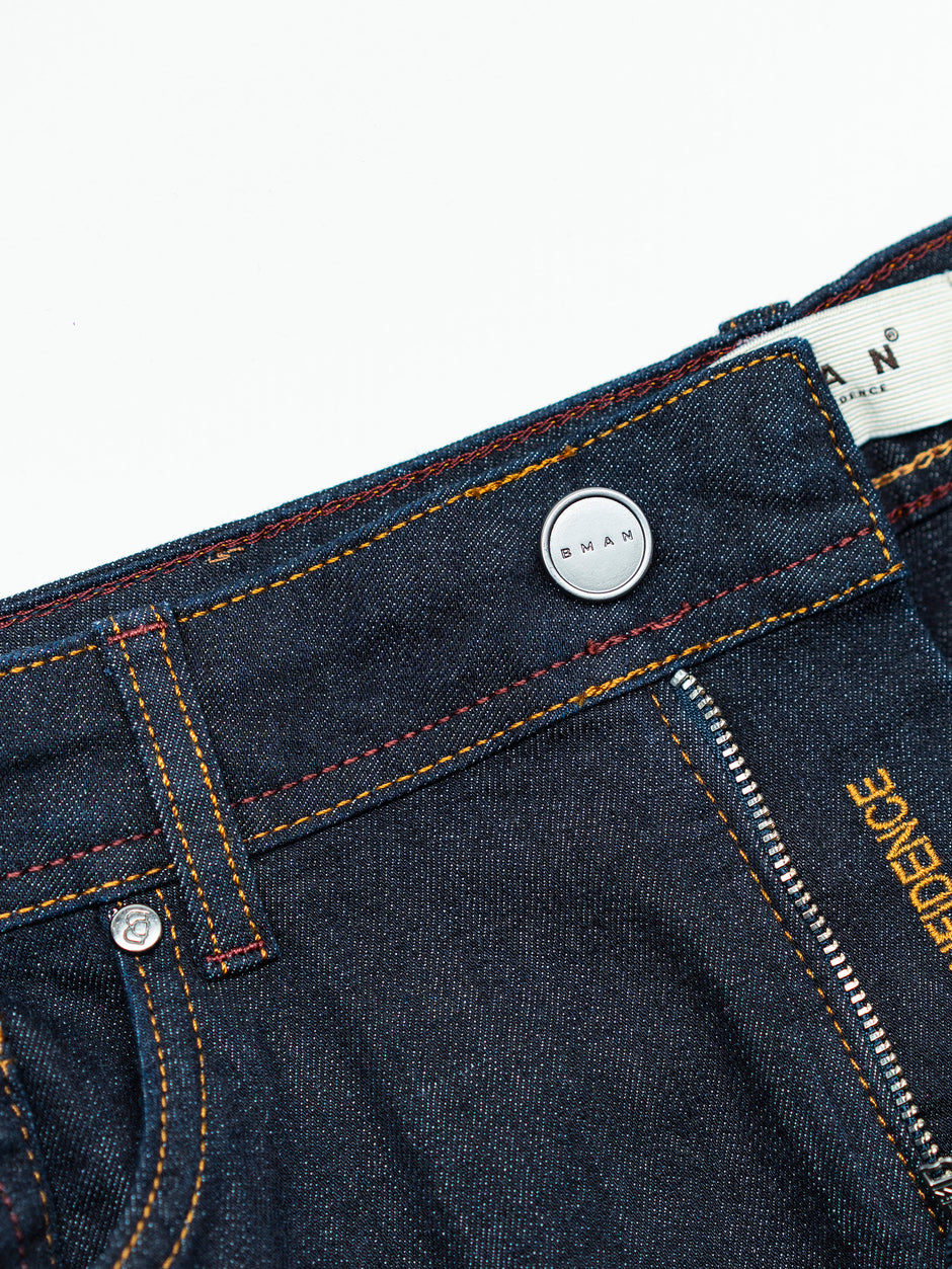 Blugi Barbati Bleumarin Denim Comfort Fit All Season BMan0005 (11)