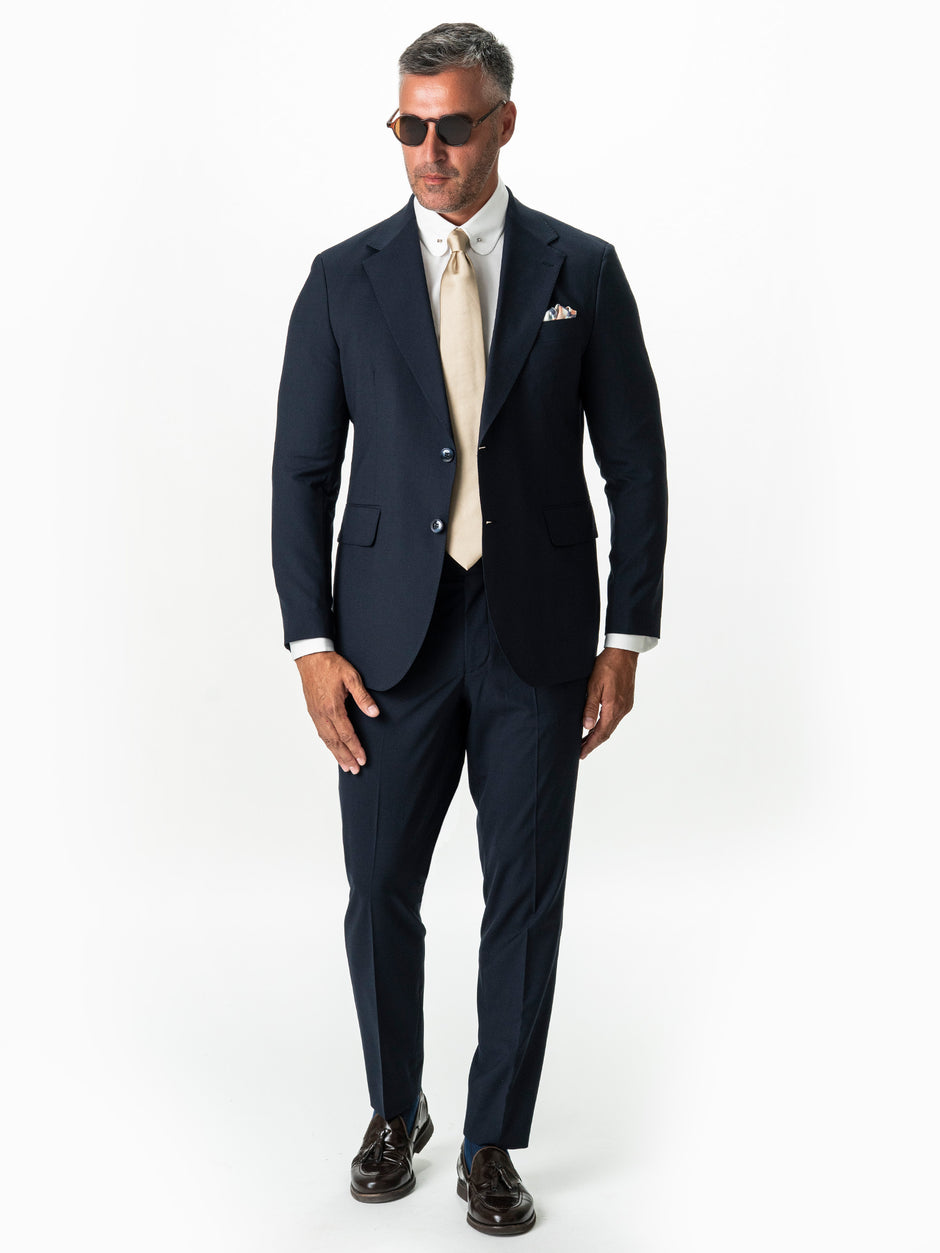 Costum Elegant Barbati Bleumarin Inchis All Season BMan0063 (5)