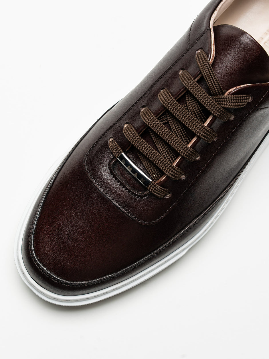 Pantofi Casual Barbati Maro Patina Sneakers 100% Piele Naturala Bman0383 (8)