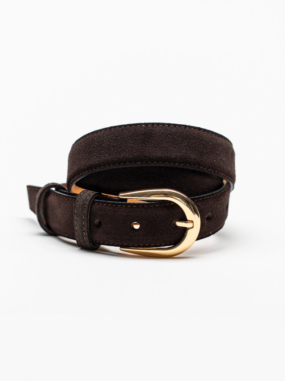 Curea Barbati Maro Inchis Din Piele Intoarsa 3cm BMan115 (1)