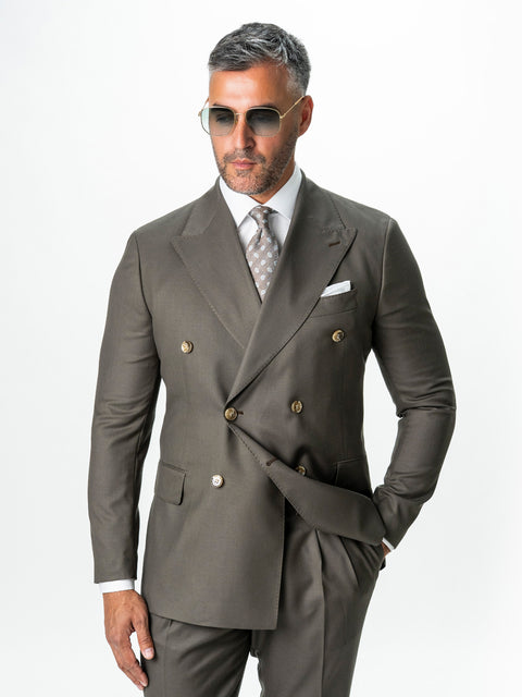 Costum Barbati Maro 100% Lana Fratelli Tallia di Delfino Super 140'S BMan0060