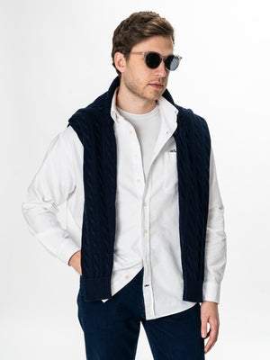Camasa Alba Barbati Oversized Fit 100% Bumbac BMan0500