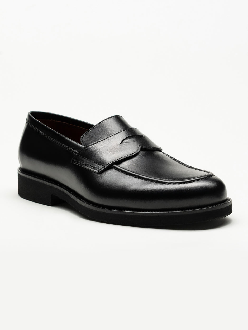 Mocasini Negru Barbati Din Piele Naturala Formal Loafers Bman222 (2)