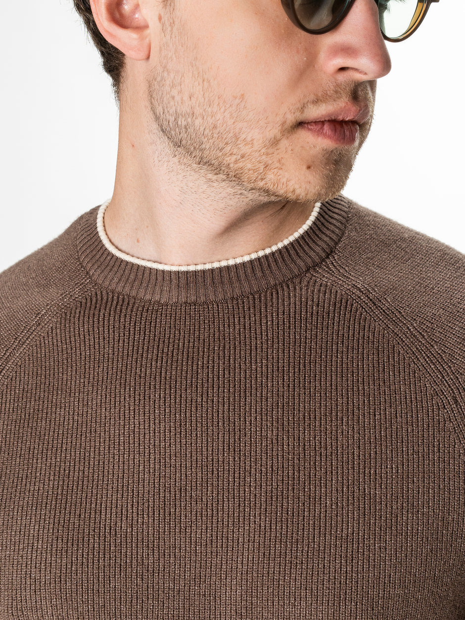 Pulover Maro Cappuccino Barbati Relaxed Fit BMan0119 (7)