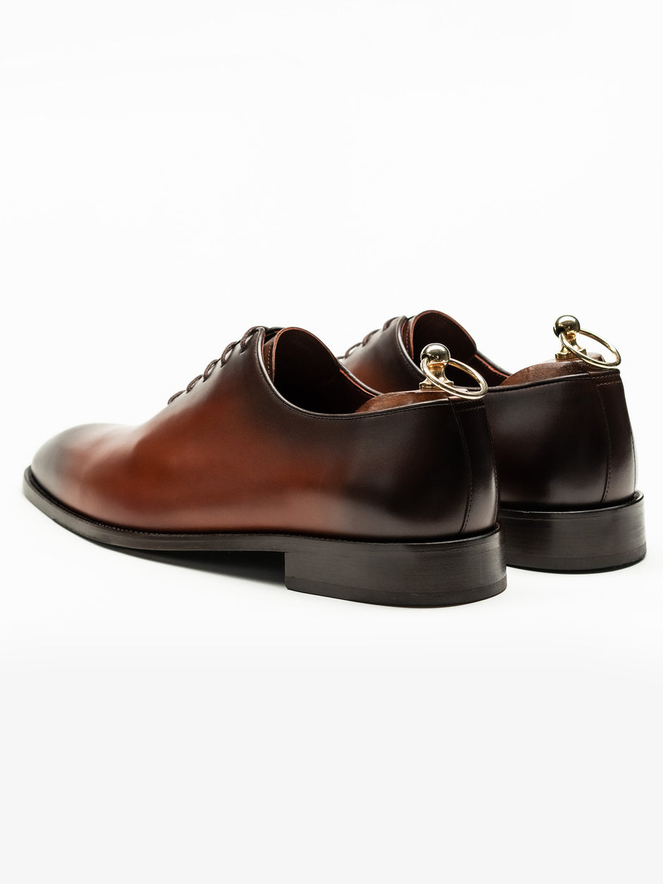 Pantofi Eleganti Barbati Oxford Maro Patina 100% Piele Naturala BMan0412 (6)
