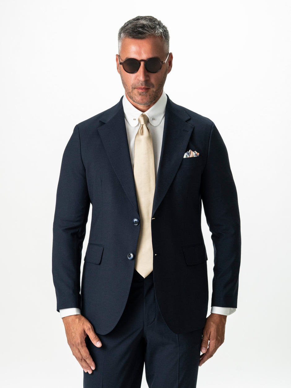 Costum Elegant Barbati Bleumarin Inchis All Season BMan0063 (2)