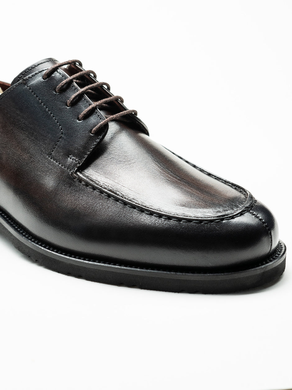 Pantofi Eleganti Barbati Maro Pictat Din Piele Naturala Design Zorlu BMan0417 (4)