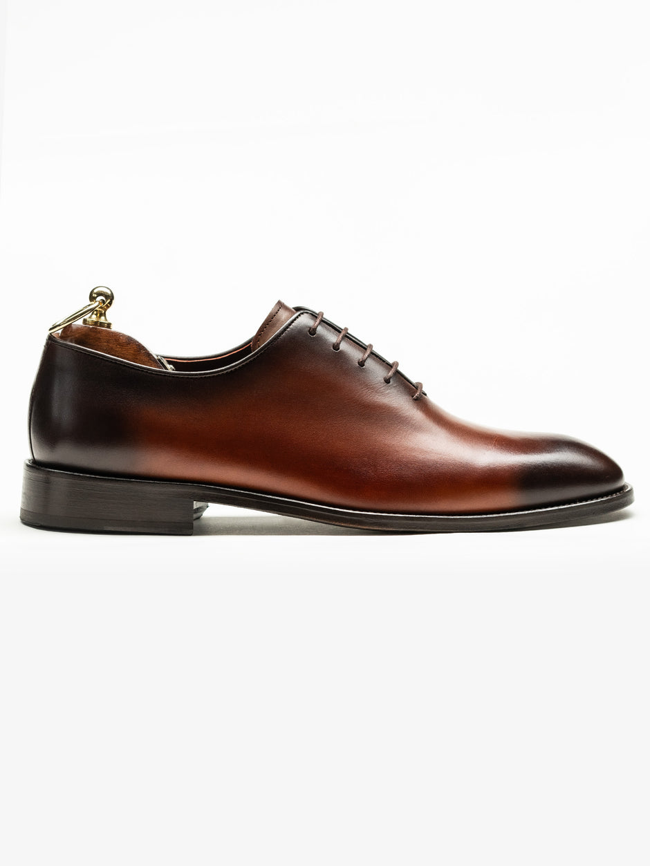 Pantofi Eleganti Barbati Oxford Maro Patina 100% Piele Naturala BMan0412 (1)