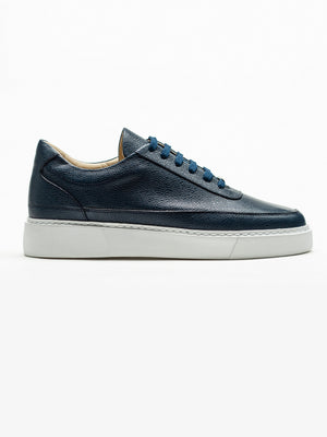Pantofi Casual Barbati Albastri Sneakers 100% Piele Naturala Bman0383