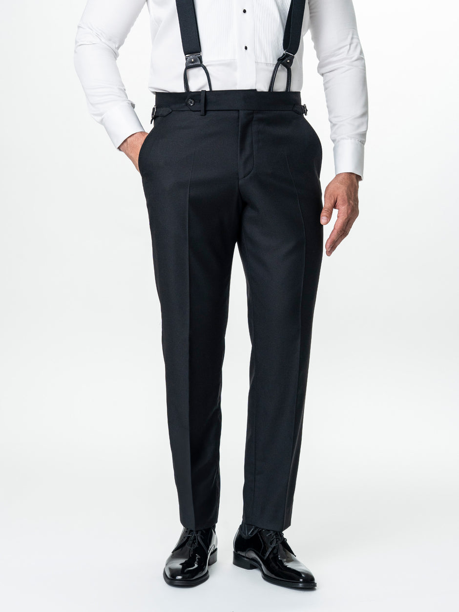 Costum Mire Smoking Bej Lana Vitale Barberis BMan339 (5)