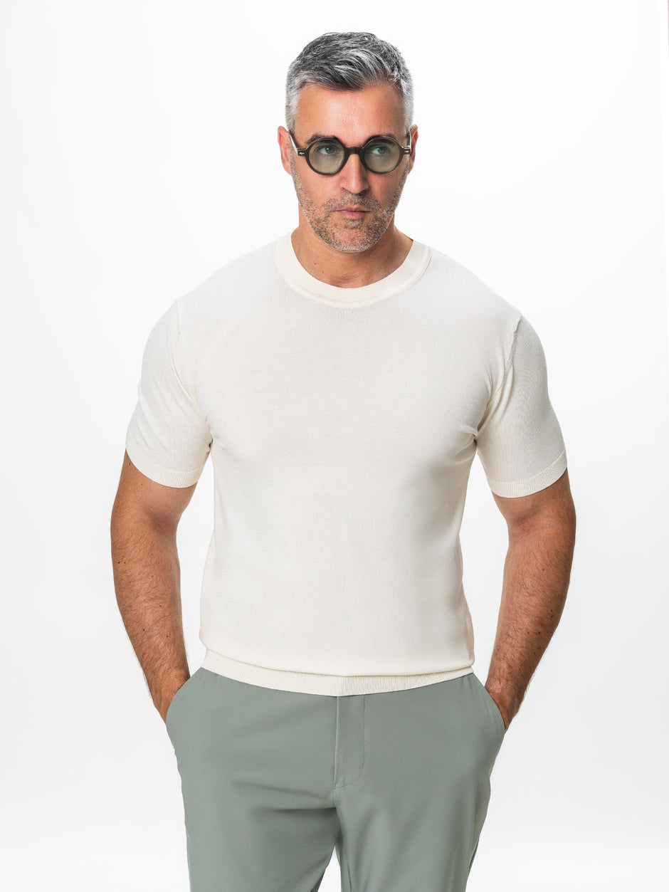 Tinuta Barbati Completa Casual de Vara Pistachio Bman1121 (6)