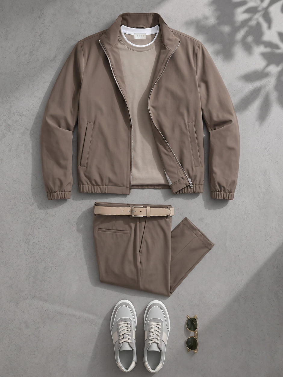 Tinuta Barbati Casual Taupe Bman1225 (1)