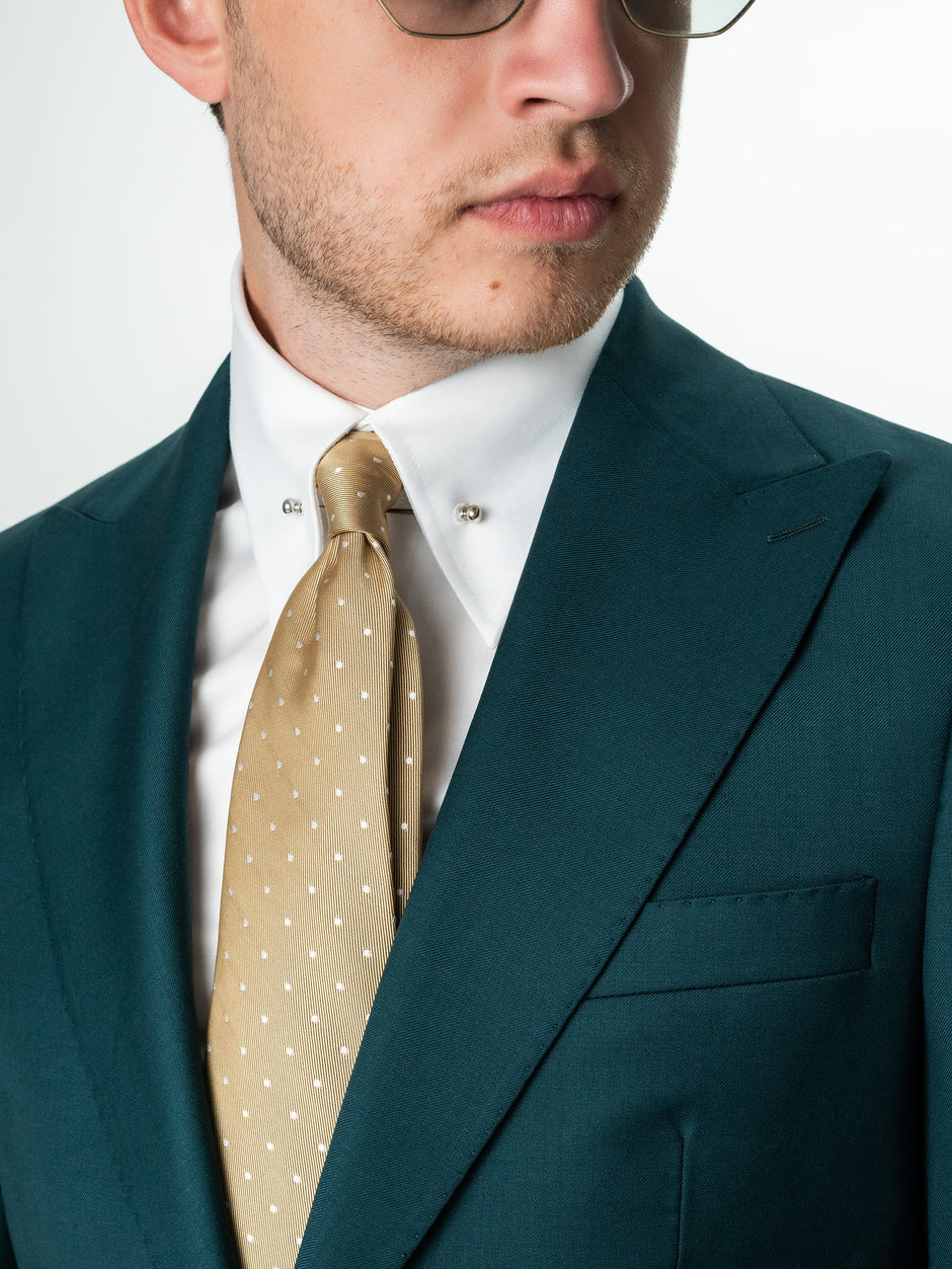Sacou Barbati Verde Petrol Din Lana Vitale Barberis Super100 Bman0028 (2)