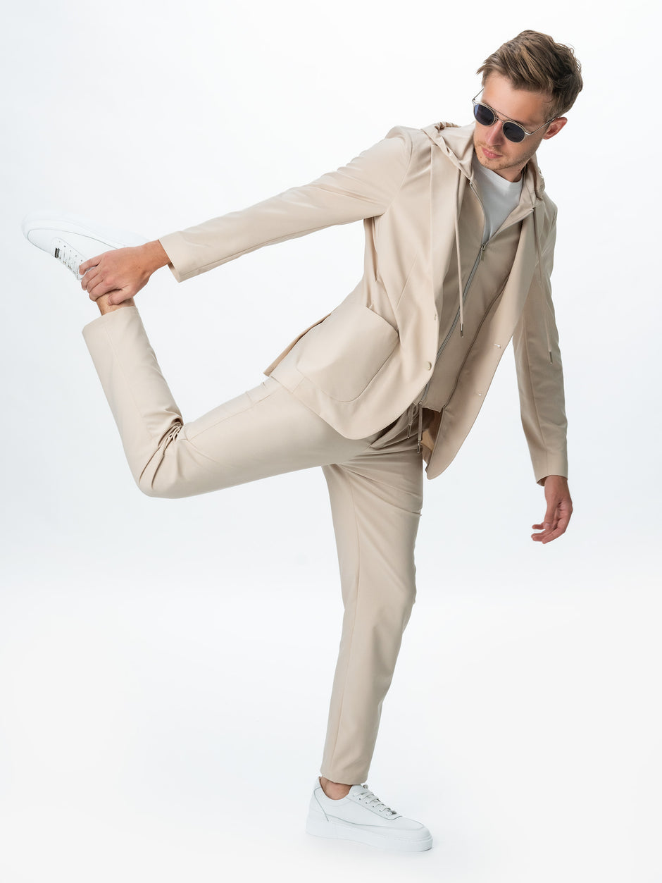 Costum City Flexo Barbati Crem Smart&Business Casual BMan0030 (11)