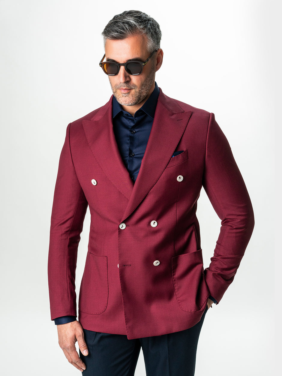 Tinuta Barbati Completa Smart Casual & Office Red Bman0481 (5)