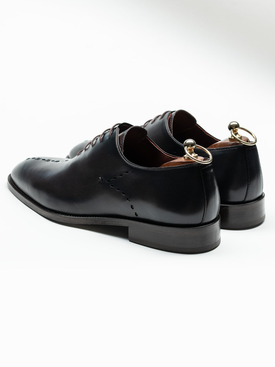 Pantofi Eleganti Barbati Oxford Maro Patina Piele Naturala Design Prato BMan0336 (8)