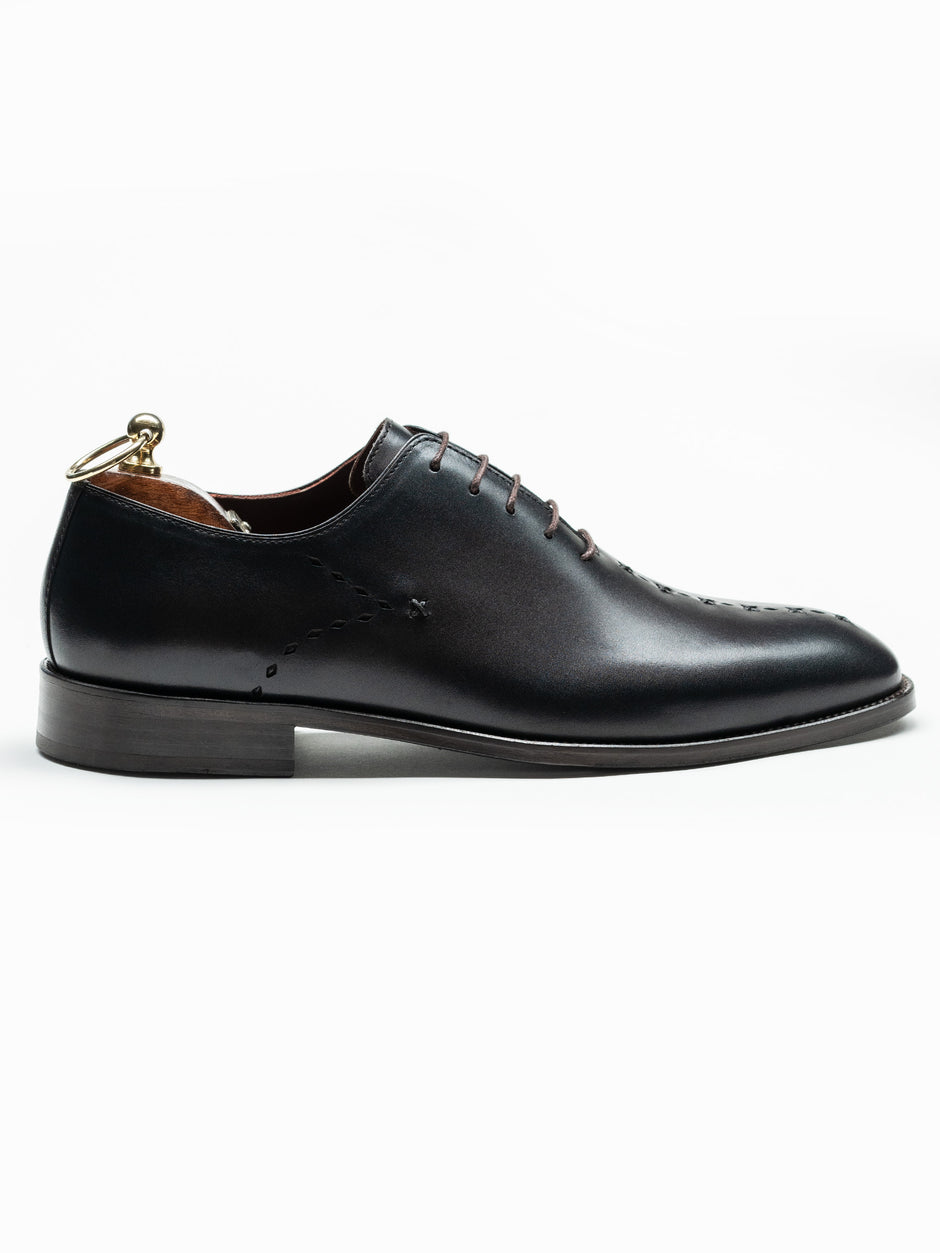 Pantofi Eleganti Barbati Oxford Maro Patina Piele Naturala Design Prato BMan0336 (2)